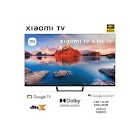 Smart Tv Xiaomi 55" Led UHD 4K Google TV A PRO